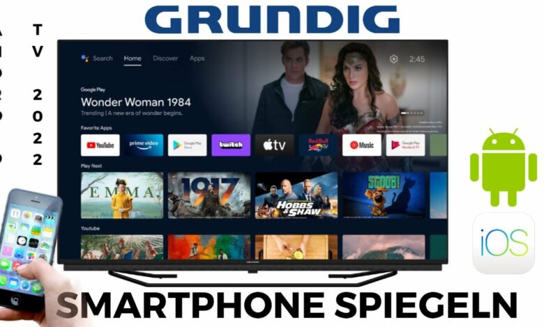 AppleAndroid Handy auf Grundig Fernseher spiegeln AppleAndroid Handy auf Grundig Fernseher spiegeln