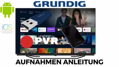 Grundig Android TV Aufnahme Anleitung