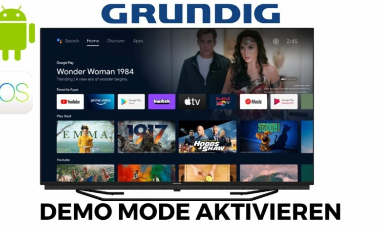 Grundig Android TV DEMO Modus aktivieren Grundig Android TV DEMO Modus aktivieren