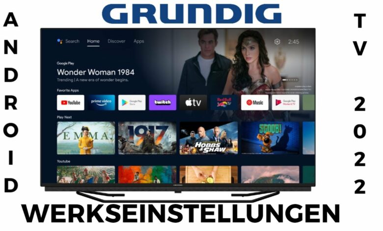 Grundig Android TV auf Werkseinstellungen zuruecksetzen Grundig Android TV auf Werkseinstellungen zuruecksetzen