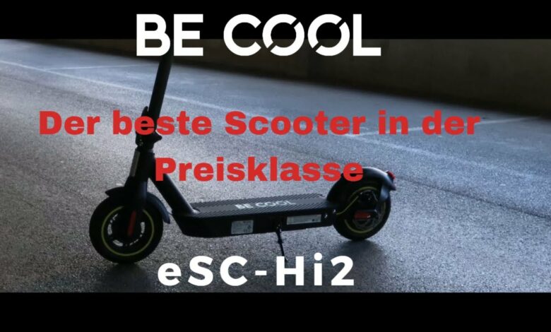 BE COOL E Scooter eSC Hi2 der beste Scooter in der