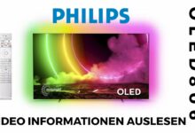 Philips OLED TV Video Informationen auslesen
