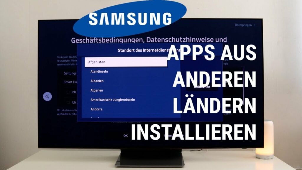 Samsung OLED 2022 Apps aus anderen Laendern installieren