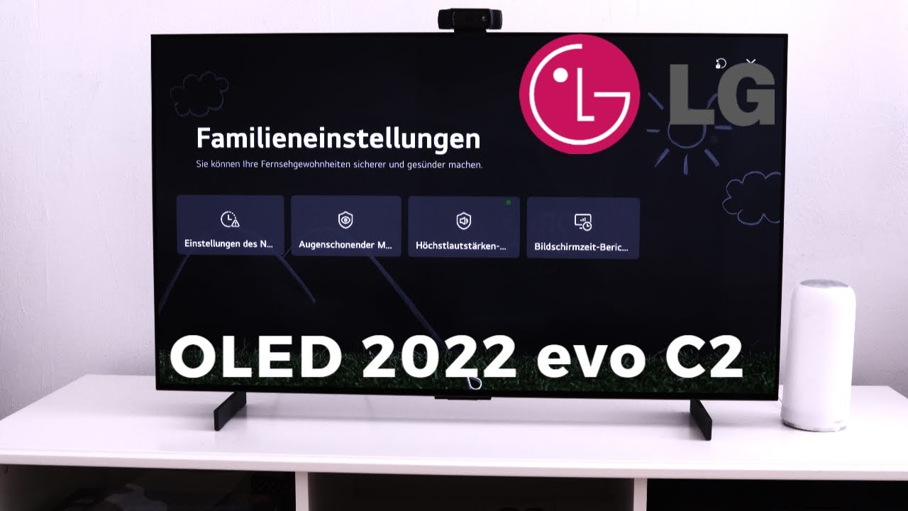 LG OLED 2022 Familieneinstellungen evo C2