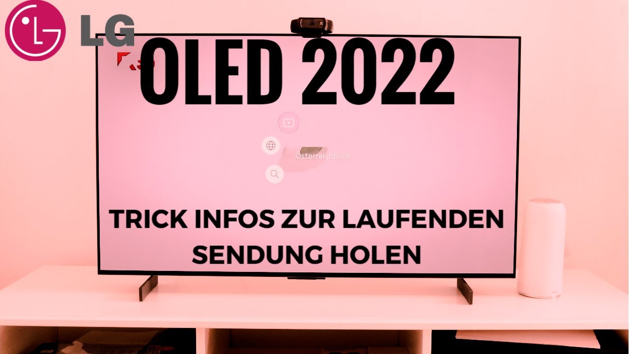 LG OLED 2022 Trick Infos zur laufenden Sendung