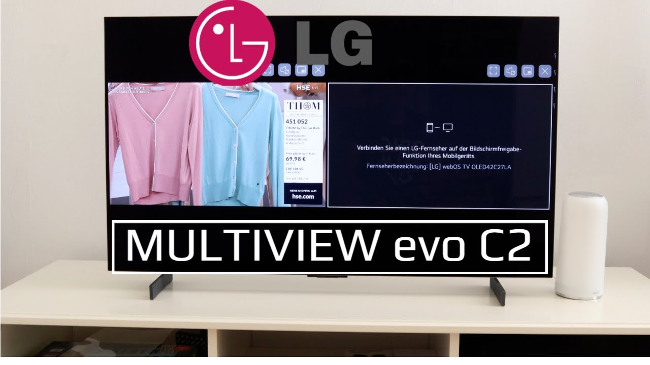 LG OLED 2022 evo C2 Multiview Funktion