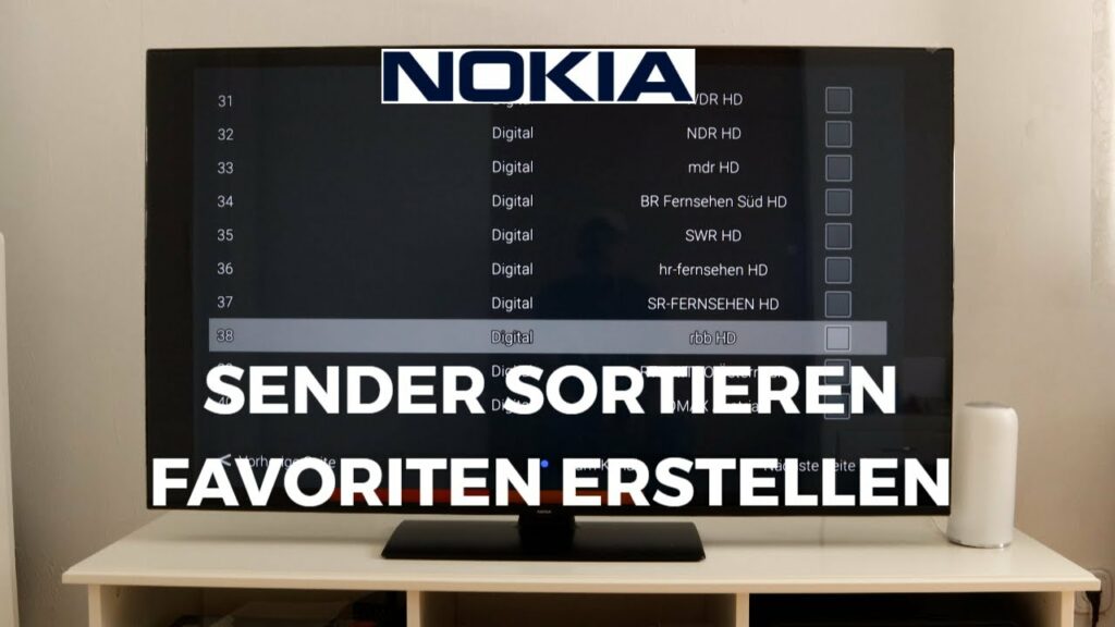 Nokia ANDROID TV 2022 Sender sortieren amp Favoriten erstellen