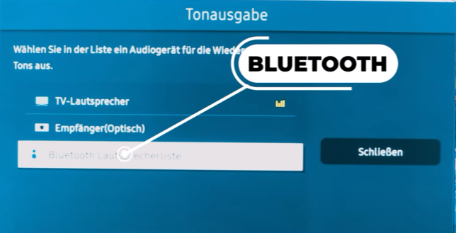 Samsung QLED TV Bluetooth Kopfhoerer verbinden Samsung QLED TV Bluetooth Kopfhoerer verbinden