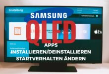 Samsung QLED TV Apps installieren deinstallieren