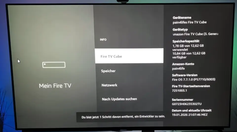 Entwickleroptionen freischalten Entwickleroptionen freischalten